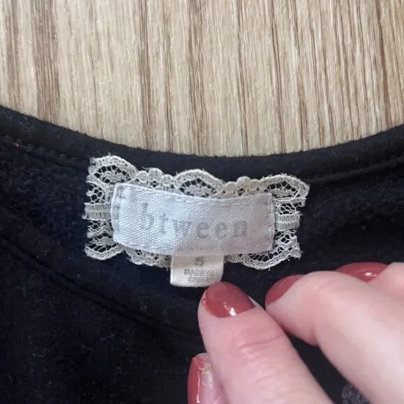 Girls 5T Halloween Outfit Orange Black Flare Pants Cozy Pumpkin Shirt - Picture 9 of 9